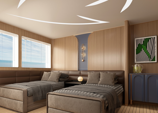 M/Y Blue Pearl — Deluxe / Sea View Cabin