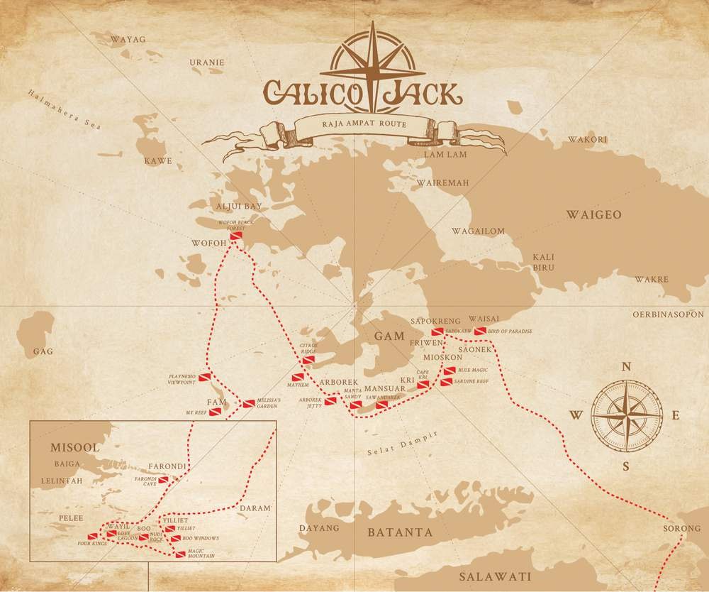 Calico Jack — Raja Ampat Full Park & Misool — 11 Nights