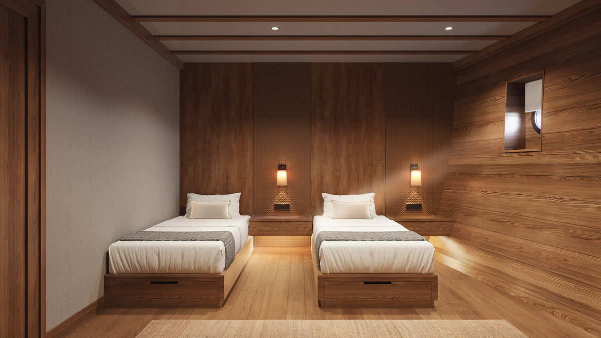 Coralia Dua — Lower Deck Twin Cabin