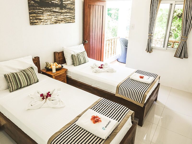Standard Twin Air-Conditioned Room
