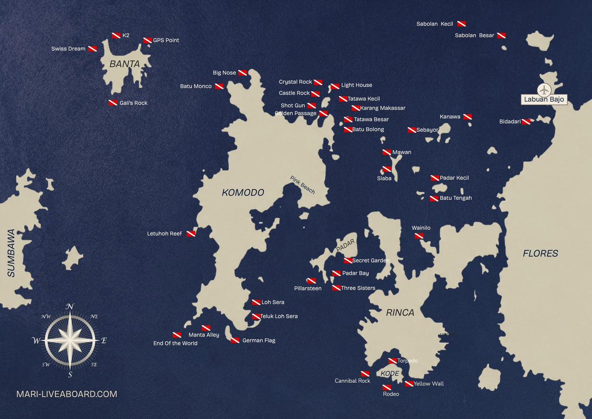 MARI — Komodo Full Park — Labuan Bajo to Labuan Bajo — 7 Nights