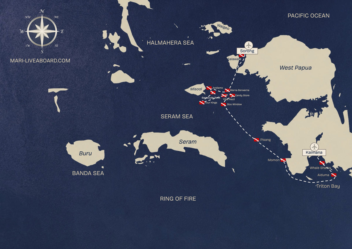MARI — Triton Bay - Misool & Raja Ampat — Kaimana to Sorong — 12 Nights