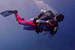 Scuba diving around Nusa Penida Bali